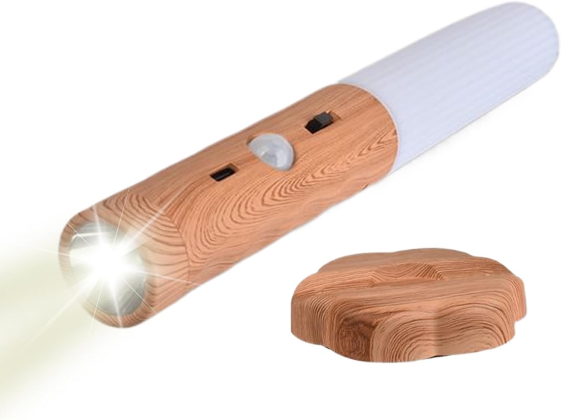 Luminária de Parede Semi Fio E Ajustável Para Luz Noturna.