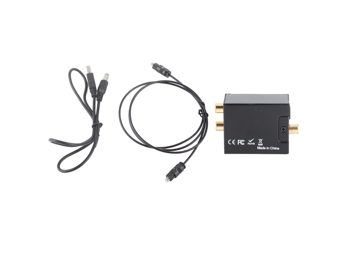 Aetheria conversor de Som Digital para Analógico com Entrada Coaxial e Óptica para Tv e Computador