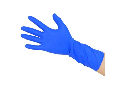 Luvas Latex Aachen Grip 50 Unidades Azul