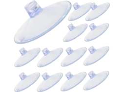 Ventosas De Pvc Transparentes Antiderrapantes, Pacote Com 50 Unidades