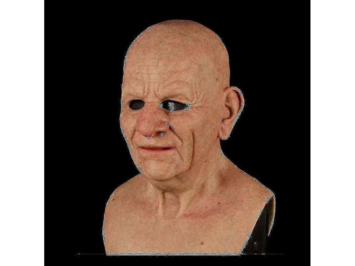 Máscara facial de látex realista YNP Slowmoose, fantasia de Halloween para homens