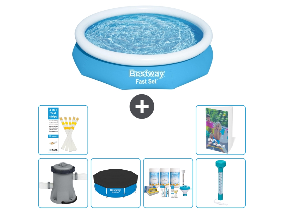 Piscina Bestway Fast Set Redonda 305x66 Cm 5 peças S226 BESTWAY