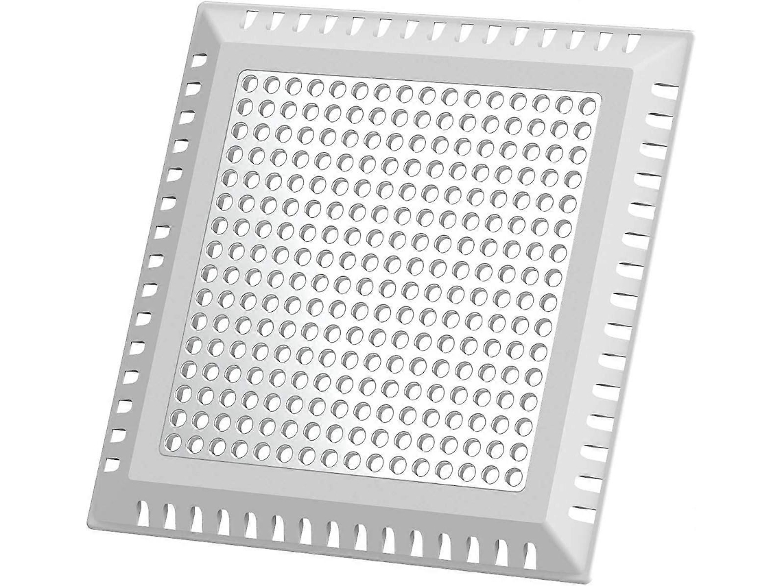 Protetor de drenagem quadrado, colador para ducha, tampa de drenagem para banheiro, aço zincado e silicone | S/MARCA