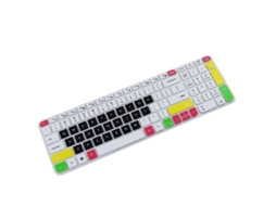 Capa De Teclado Para Teclado Sem Fio K580/k585/k470/mk470, Capa Fina De Silicone Branca. Ly Ebike