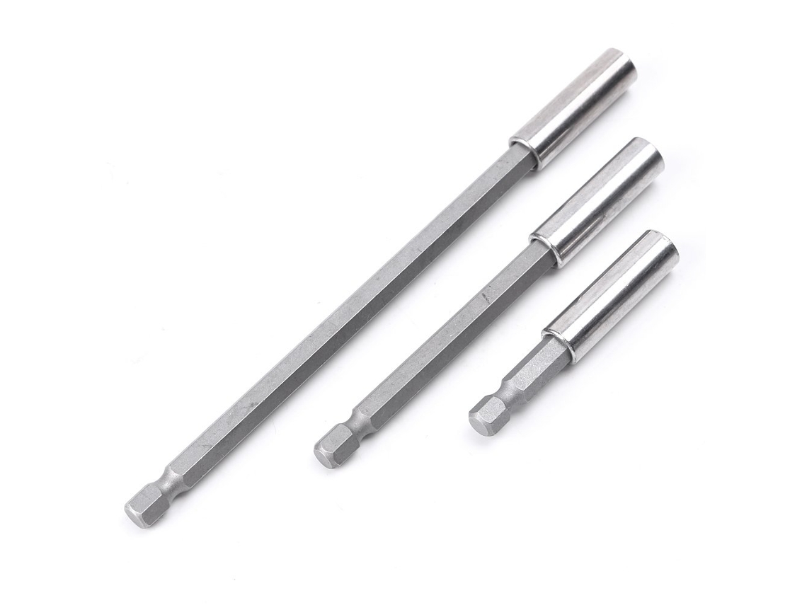 Conjunto Bacar Com 3 De Mandril Para Haste 1/4" Magnética