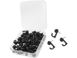100 Tachinhas Pvc Clips Para Cortiça Com Design Versátil Fixação Multiuso Em Secretárias E Salas De Aula