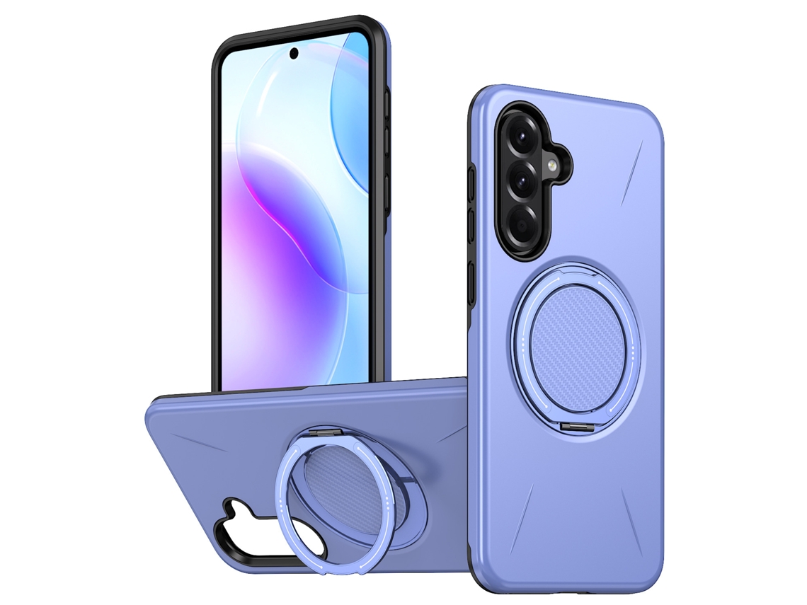 Capa Para Samsung Galaxy A56 Com Suporte De Metal, Roxa Gertiz