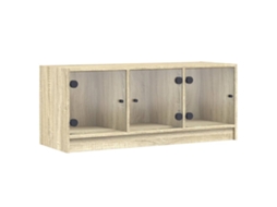 Tv Cabinet, Tv Cabinets Vidaxl Marrom Madeira Processada (n/a)