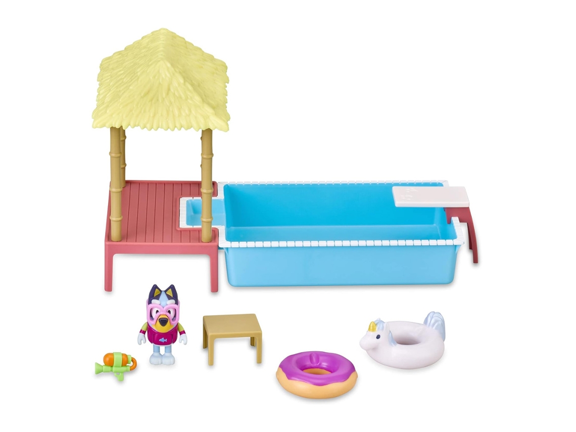 Bluey Playset Piscina FAMOSA (Idade Mínima: 3 anos)