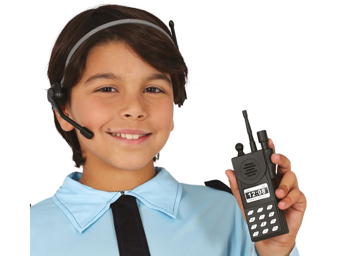 Kit para funcionário de escritório walkie talkie e fones de ouvido