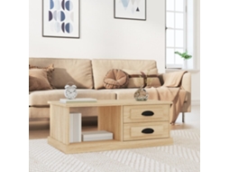 Vidaxl Mesa De Centro 90x50x35 Cm Derivados Madeira Carvalho Sonoma