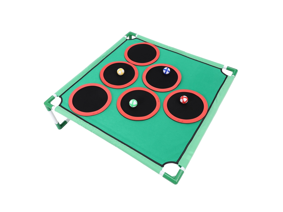 Primerox jogo de Chipping Cornhole para Quintal com 20 Bolas Hook And Loop e Sacola Portátil