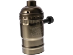 Conjunto De 2 Soquetes Vintage Com Adaptador De Interruptor Para Lâmpadas De Design Retrô, Ideais Pa Gokoco