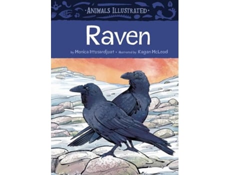 Livro Animals Illustrated Raven de Monica Ittusardjuat (Inglês - Capa Dura)