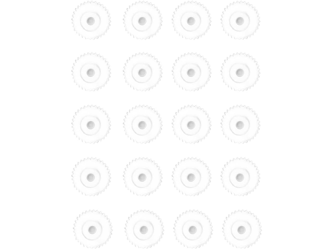 Ipetboom 200 Alfinetes Transparentes em Formato de Engrenagem para Fotos, Tachinas Multifuncionais para Uso Doméstico