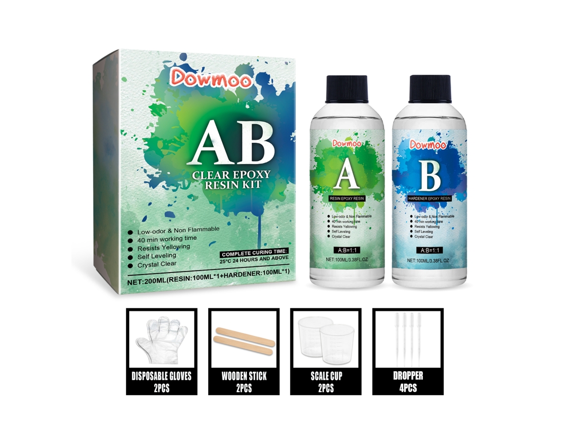 Kit Resina Epóxi Alta Qualidade Diy