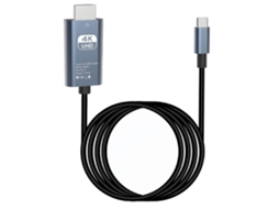 Cabo Usb c para Hdmi 4k 60hz AQUAFORGE