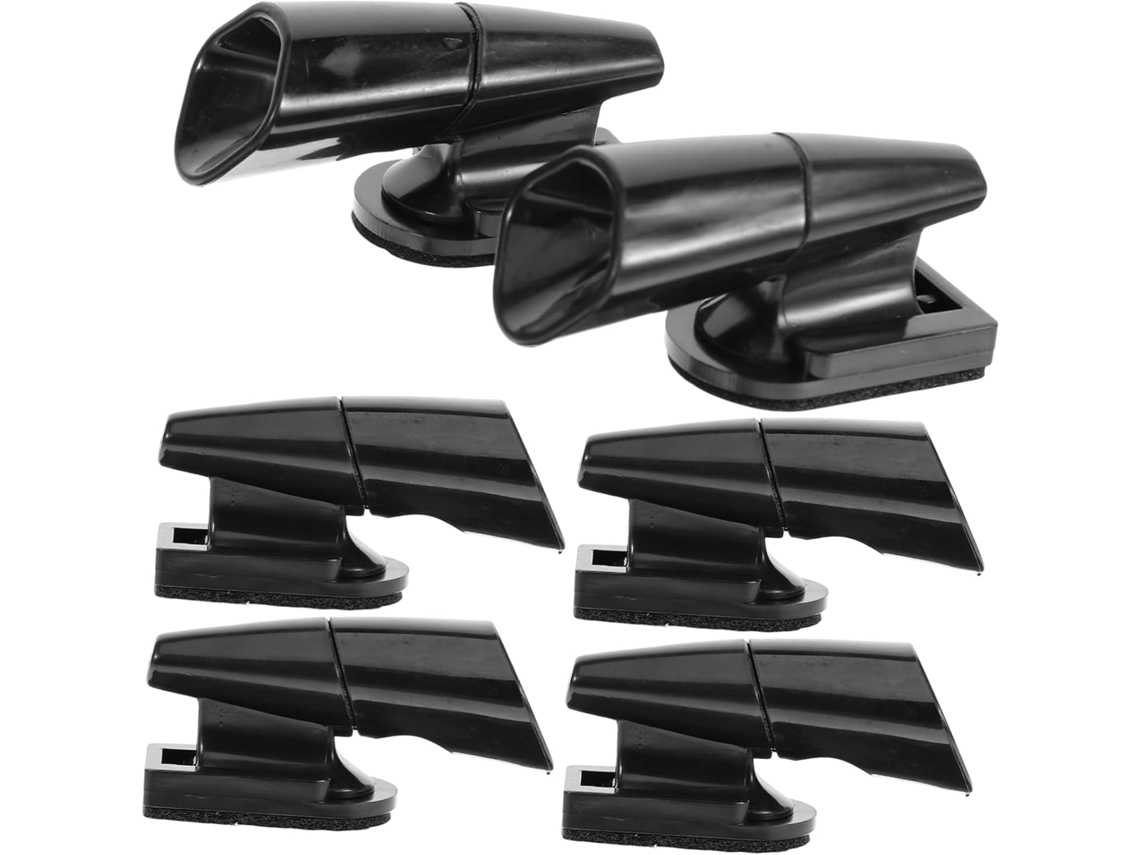 Apitos Para Veados, 6 Unidades, Abs Preto, Resistente, Discreto e Fácil de Esconder.
