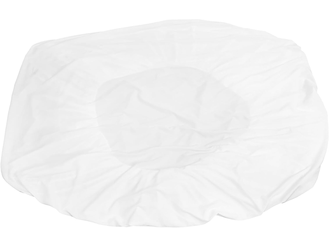 Lençol de Algodão Branco com Elástico, 150x200cm, Capa Colchão Respirável Bolso 11cm Profundidade, CHABERLU