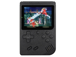 Console de jogos portátil retrô clássico Slowmoose 400/500/800 em 1 com tela de 3 polegadas e preto