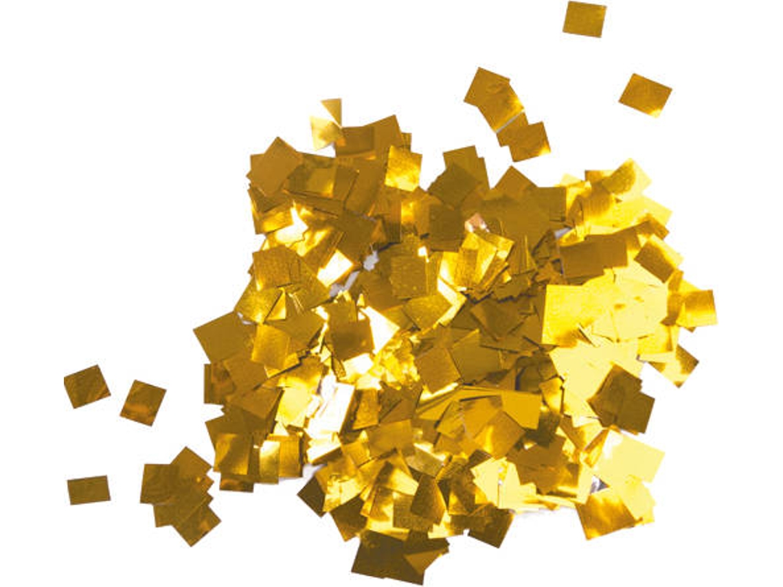 Confetti TCM 6x6 mm, Dourado, 1kg