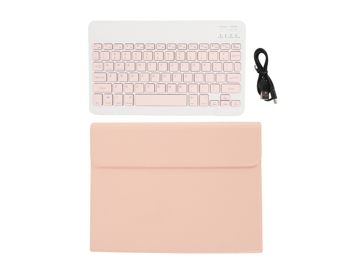 Aetheria capa de Couro Pu para Tablet Ios Pro 11 2024 M4 com Teclado Bt Sem Fio 150mah