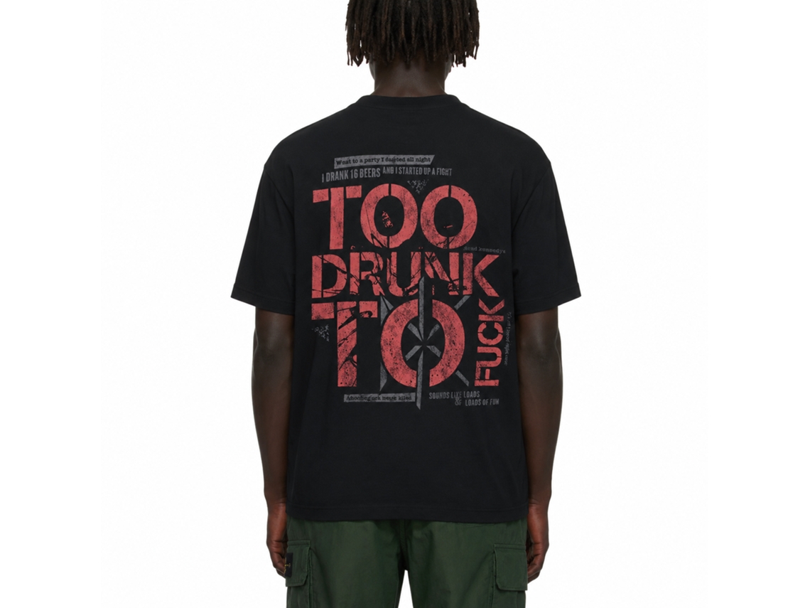 Dead Kennedys Too Drunk T-shirt Classic Unisex Adults Size:xxxl