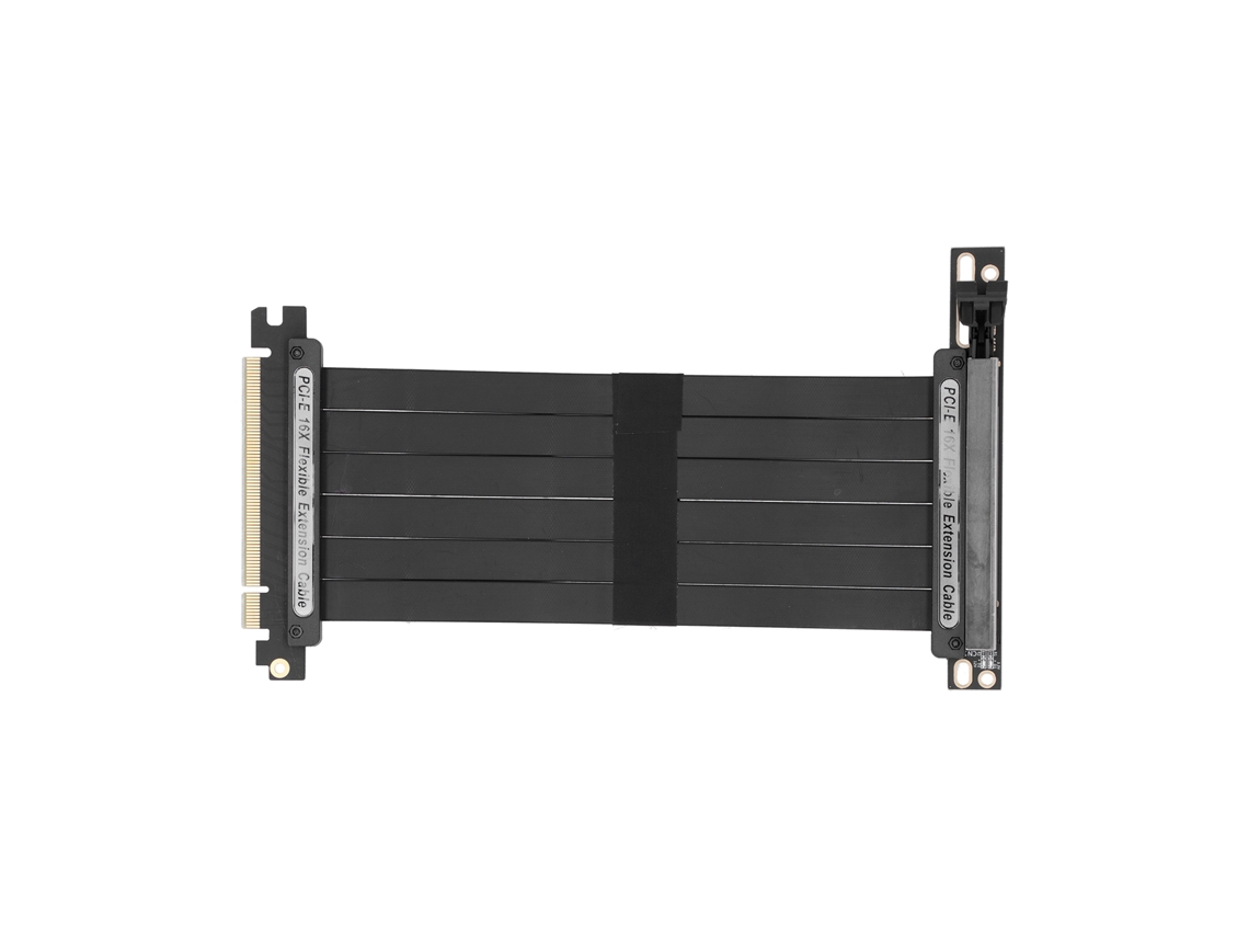 Cabo Extensor Pcie 16x Riser Expander Adaptador Para Instalação Vertical De Placa De Vídeo Com Led