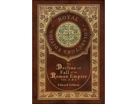 Livro The Decline and Fall of the Roman Empire Vol 5 amp 6 de Edward Gibbon (Inglês - Capa Dura)