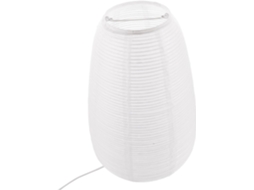Luminária De Mesa Sewacc Em Papel Laranja E Metal Elegante Tipo