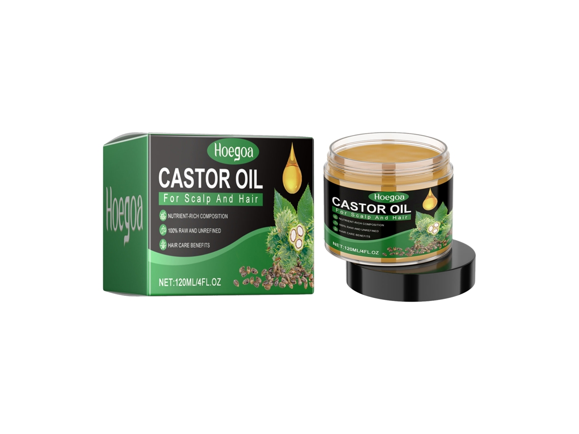 Óleo de Cabelo Hoegoa Castor Nutrição Suave