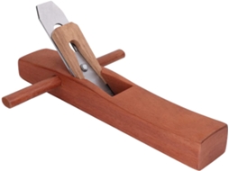 Plaina Manual Mini Para Marcenaria, Aço Padauk Nº 55, Com Lâmina