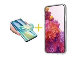 Pack 1 x Película de Hidrogel + Capa SKYHE TCL 408 Gel Reforçado Transparente Clear