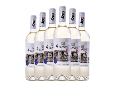 Vinho branco FAMILY OWNED 4 Llaunes Blanc Jovem (0.75 L - 6 Unidades)
