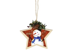 Enfeite Criativo De Alce De Madeira, Boneco De Neve, Artesanato De Natal Para Casa Ou Mesa. Hengjian