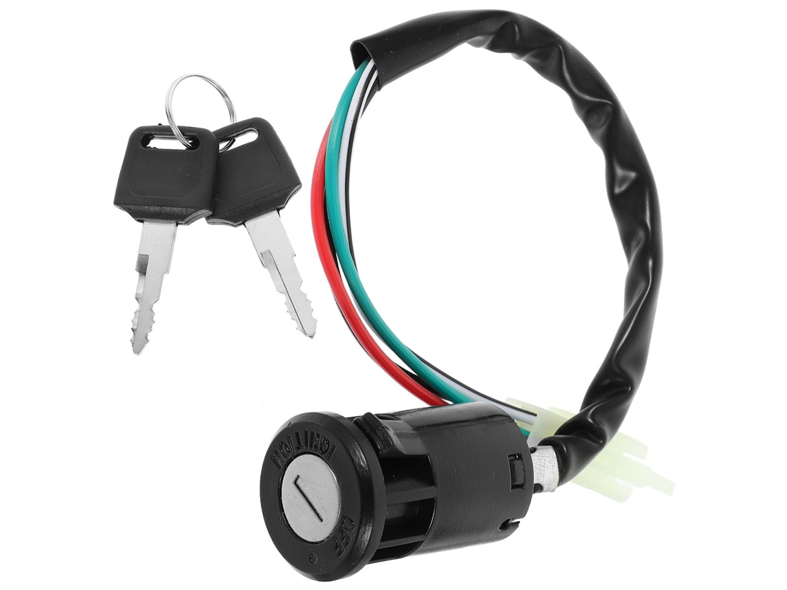 Interruptor De Ignição De 4 Pinos Com Chave Para Scooter
