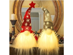 Gnomos de Natal Iluminados 15" Nova Line