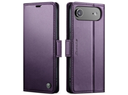 Capa Caseme Para Iphone Air Com Compartimento Para Cartão - Roxa