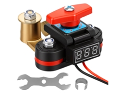 Interruptor De Desconexão Bateria Automotiva Com Visor Voltagem