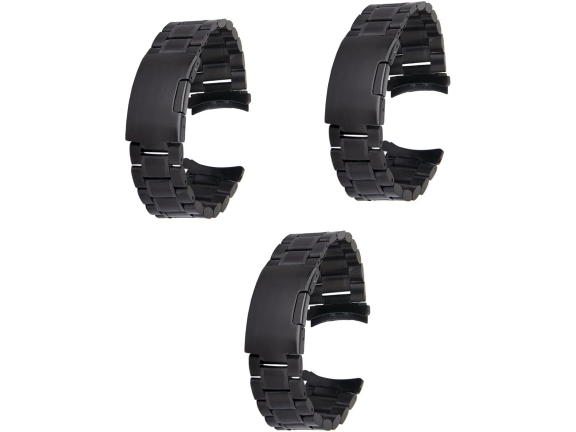 Conjunto 3 Pulseiras Relógio Inoxidável Aço GOKOCO