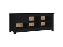 Sapateira 110x38x45,5 Cm Pinho Maciço Marrom MAISON EXCLUSIVE