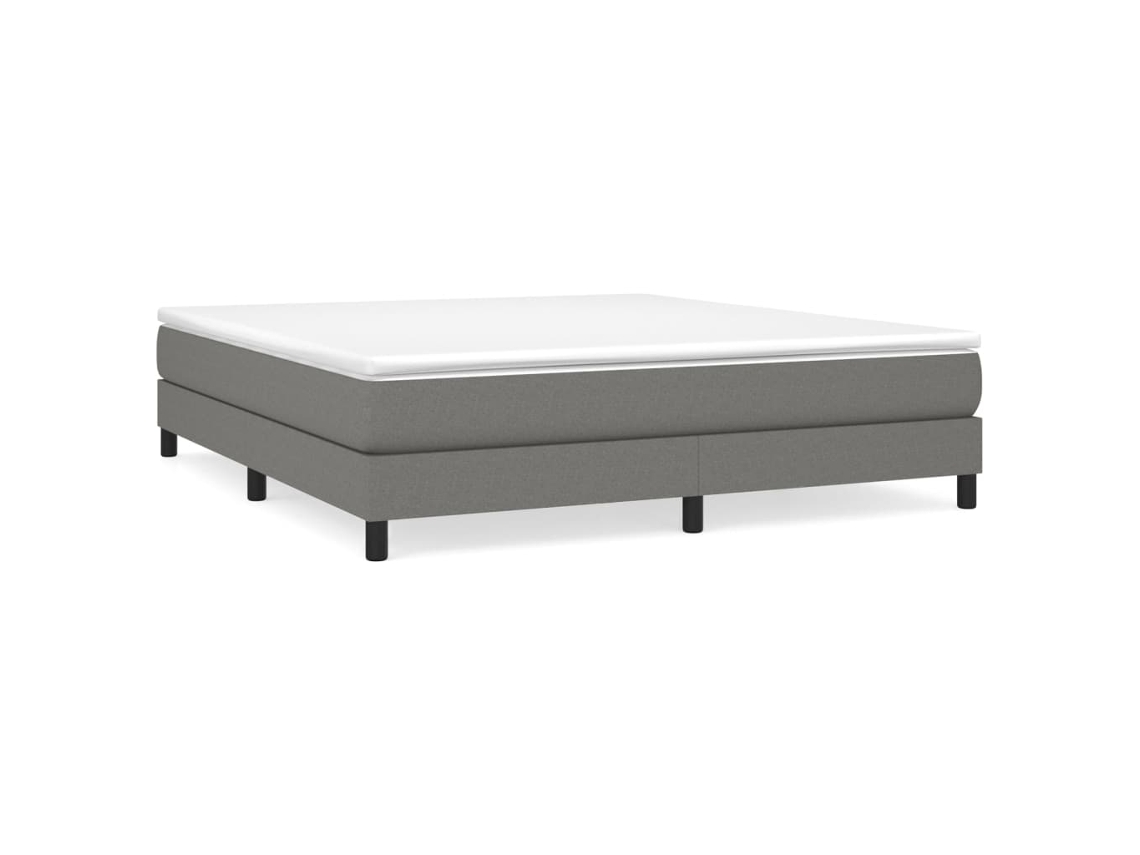Box Spring Bed Frame, Box Spring Bed Frames Vidaxl Cinzeto Tecido (180 X 200 Cm)