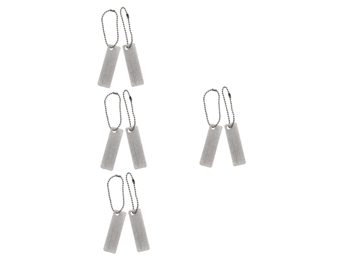 Conjunto De 8 Pedras De Afiar Diamantadas Portáteis Para Cozinha E Jardinagem.