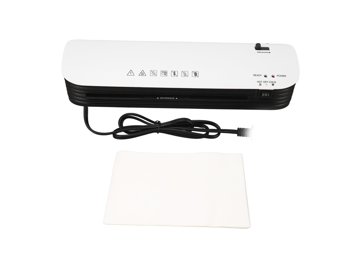 Laminador Térmico A4 com 50 Folhas Modos Quente e Frio para Casa Escola Escritório 220 240v Plug Uk