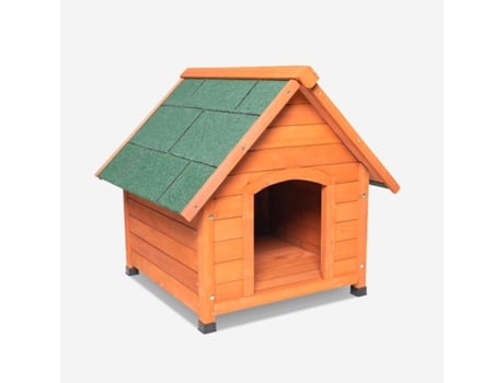 Casa para Cães Ao Ar Livre de Madeira Tamanho Pequeno 72X76X73Cm Buddy BELLA PET