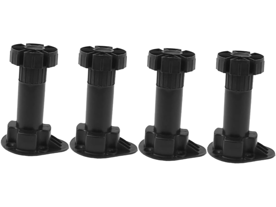 Conjunto De 4 Pés Ajustáveis Para Móveis, Ideais Para Sofás, Armários E Mesas De Centro Resistentes Com Altura Ajustável