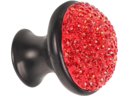 Puxador De Armário Mikikit Em Liga Alumínio Com Design Cogumelo E Strass, Alça Criativa Para Gavetas De Cozinha E Outros