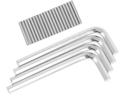 Kit De Chaves Pinos Prateleira Tehaux, Pinos De Aço Inoxidável Fixação Prateleiras, Ideal Montagens
