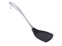 Espátula De Silicone Com Cabo Longo De Aço Inoxidável, Utensílio De Cozinha Resistente Ao Calor. Aquaforge