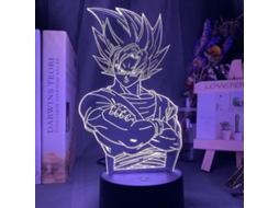 Lâmpada De Noite Led 3d Dragon Ball S Para Crianças Quarto Mesa 7 Cores